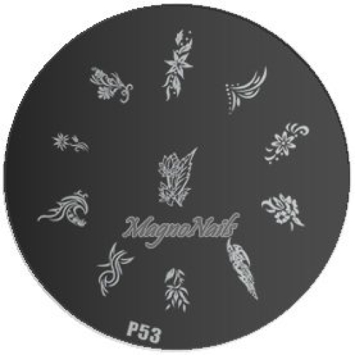 Nail Stamping Schablone P53