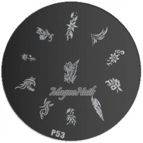 Nail Stamping Schablone P53