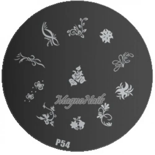 Nail Stamping Schablone P54