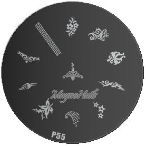 Nail Stamping Schablone P55