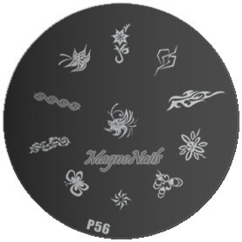 Nail Stamping Schablone P56