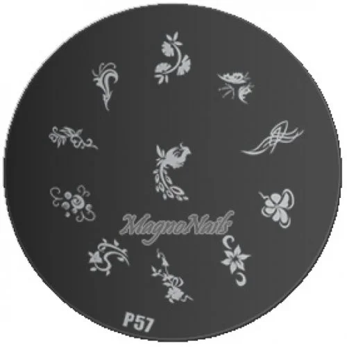 Nail Stamping Schablone P57