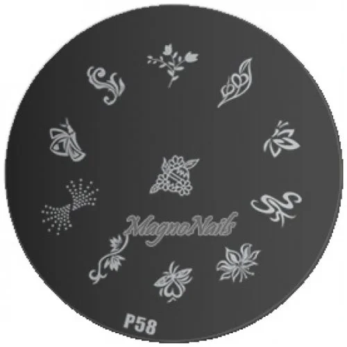 Nail Stamping Schablone P58