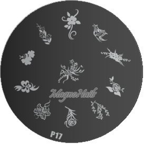 Nail Stamping Schablone P6