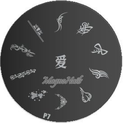 Nail Stamping Schablone P7