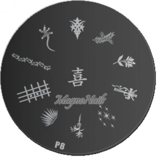 Nail Stamping Schablone P8