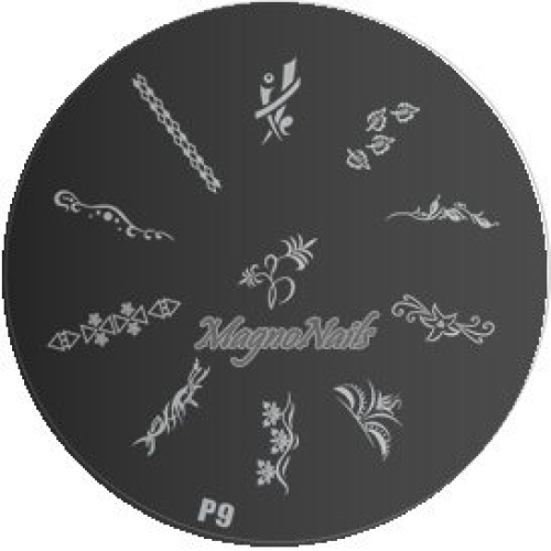 Nail Stamping Schablone P9