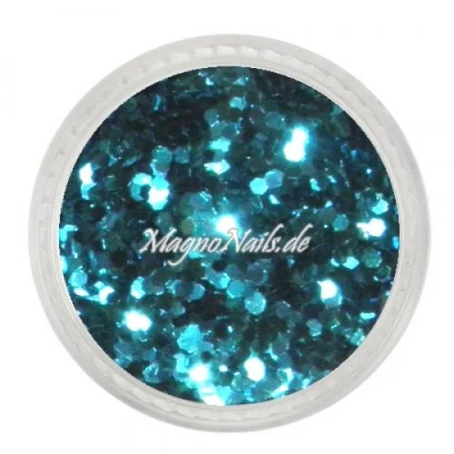 Nail Art Pailetten blau metallic 1mm Nägel Nails Nailart Nageldesign Nagel GlitzerPailetten