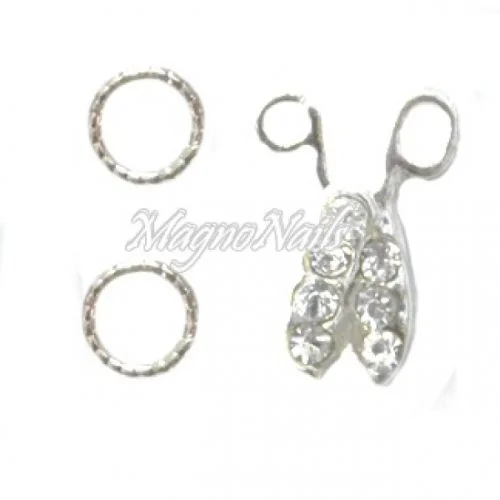 Nail Piercing - Schere Nageldesign Nägel Schmuck Nails 
