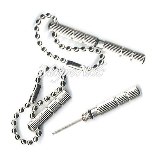 Nail Art Piercing Bohrer silber  fein  Nägel Nails Nailart Nageldesign 