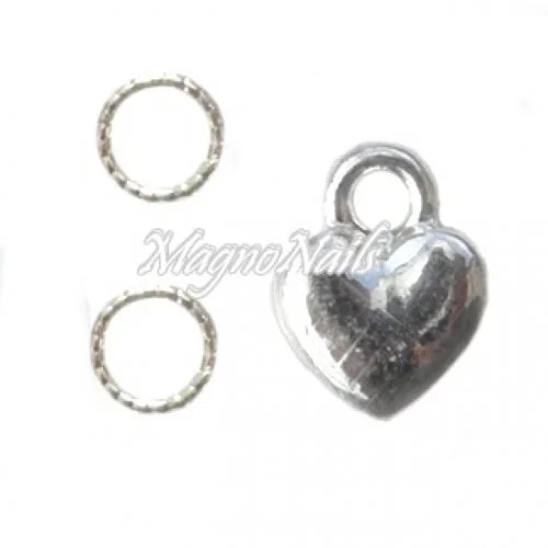 Nail Piercing - Herz Nageldesign Nägel Schmuck Nails 