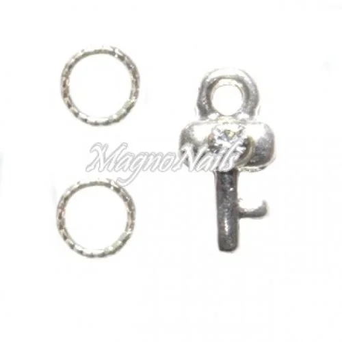 Nail Piercing - Schlüssel Nageldesign Nägel Schmuck Nails 