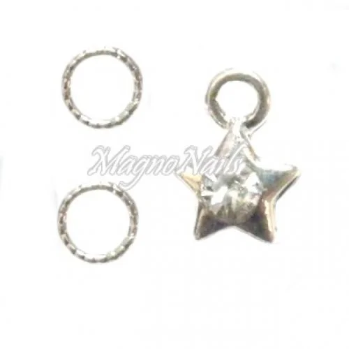 Nail Piercing - Stern Nageldesign Nägel Schmuck Nails 