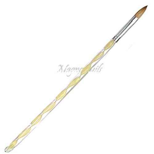 Designer Modellage Pinsel Gr. 8 - Katzenzunge  Nageldesign Nägel Nail