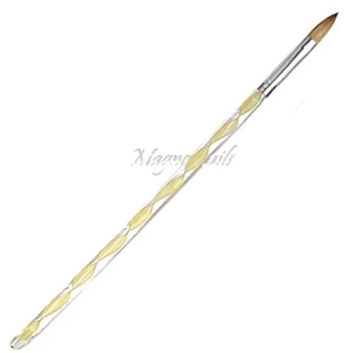 Designer Modellage Pinsel Gr. 8 - Katzenzunge Nageldesign Nägel Nail