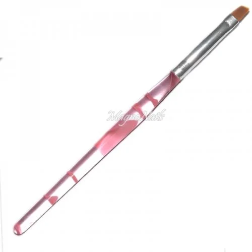 Designer Pinsel für Modellage Gr. 4 schräg Nageldesign Nägel Nail