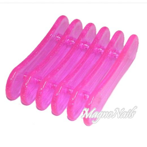 Pinsel Ablage aus Kunststoff pink Nageldesign Nägel Werkzeuge Nails Nagelstudio