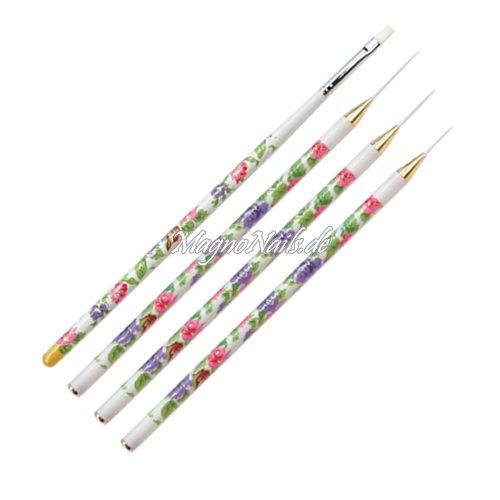 Nail Art Pinsel Set 4-Teilig Nagelpinsel Nägel Nagelstudio Zubehör Günstig Schnäppchen