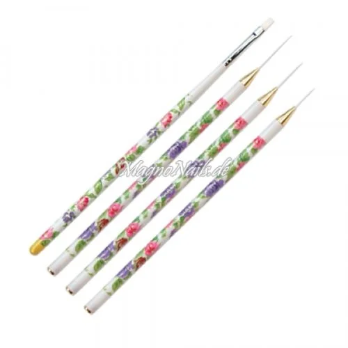 Nail Art Pinsel Set 4-Teilig Nagelpinsel Nägel Nagelstudio Zubehör Günstig Schnäppchen