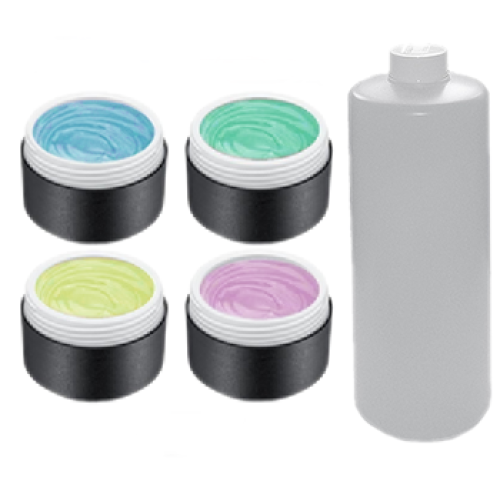 Professional Polyacryl Gel Pastel Set 5-Teilig