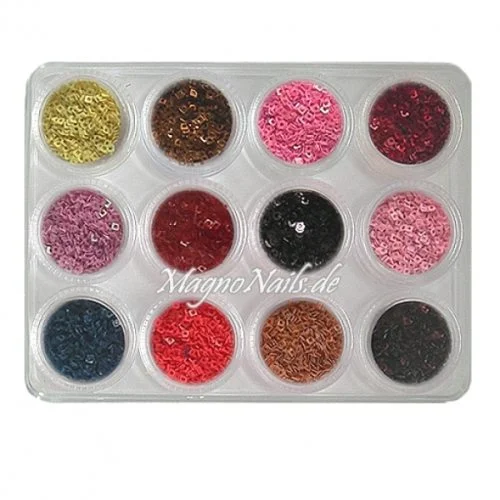 12 x Einlegemotive - Sqaure Shapes Set in einer Box