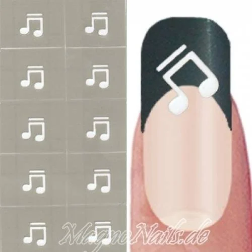 Nail Art Schablone - Nagellack Sticker Airbrush Nail Aufkleber selbstklebend