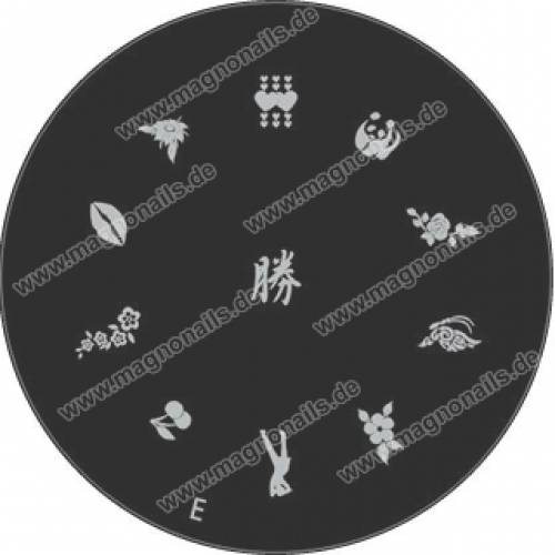 Nail Art Stamping Schablone E sternchen