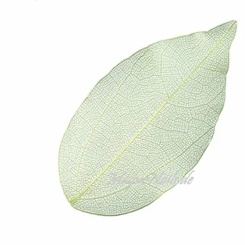 Einlegemotive - Nail Art Skelettblätter zitronengelb Nailart Nails Nägel Schmuck Einleger Nageldesign