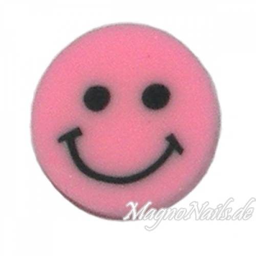 Fimo Stange - Smilie rosa