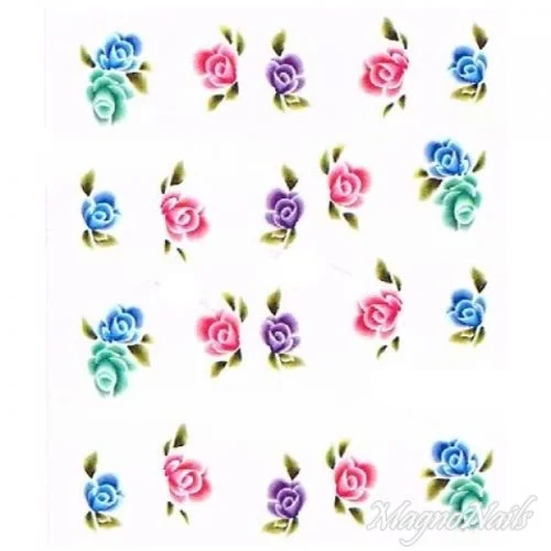 2D Nail Art One Stoke Sticker