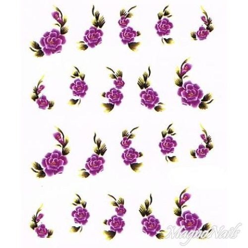 2D Nail Art One Stoke Sticker