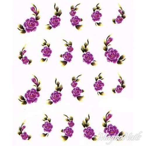 2D Nail Art One Stoke Sticker