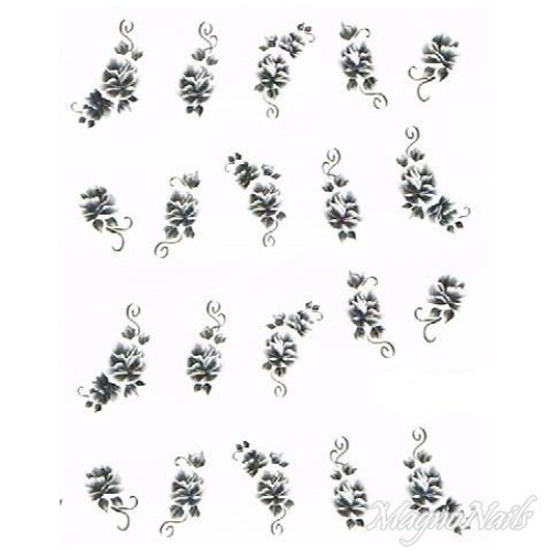 2D Nail Art One Stoke Sticker