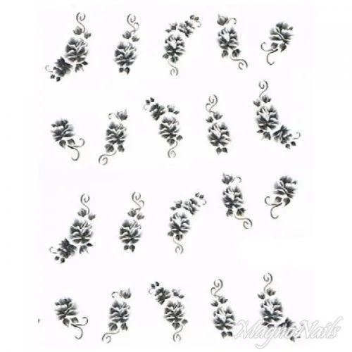 2D Nail Art One Stoke Sticker