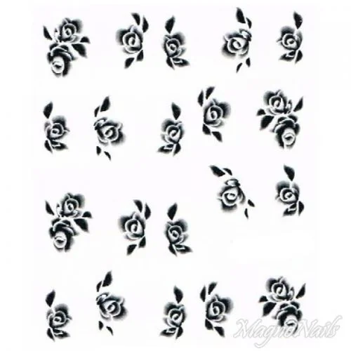 2D Nail Art One Stoke Sticker