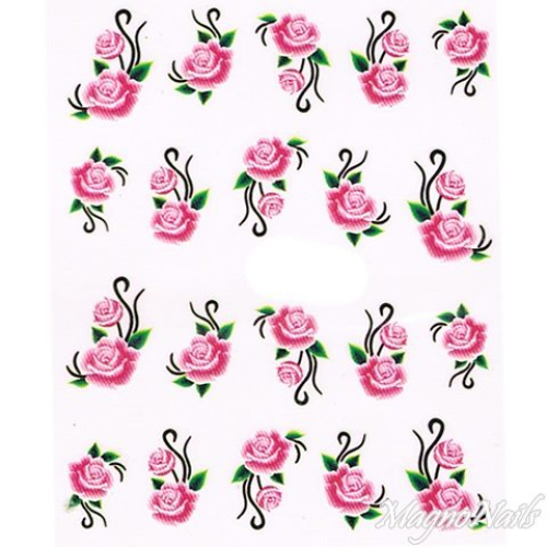 2D Nail Art One Stoke Sticker