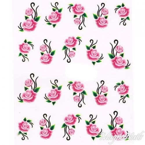 2D Nail Art One Stoke Sticker