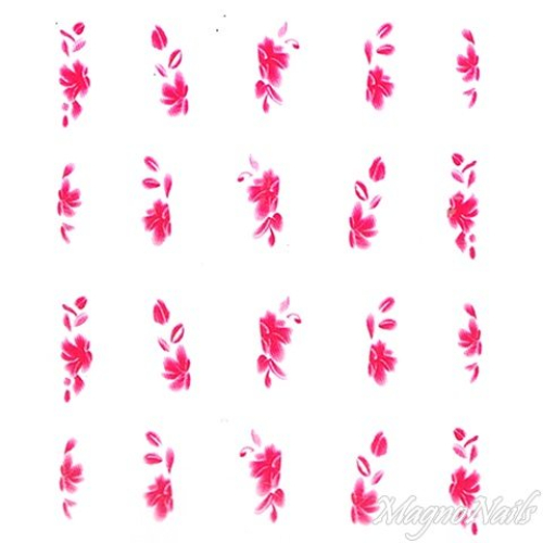 2D Nail Art One Stoke Sticker