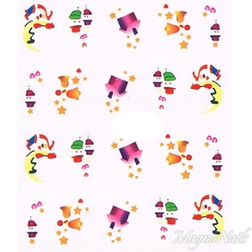 2D Nail Art One Stoke Sticker