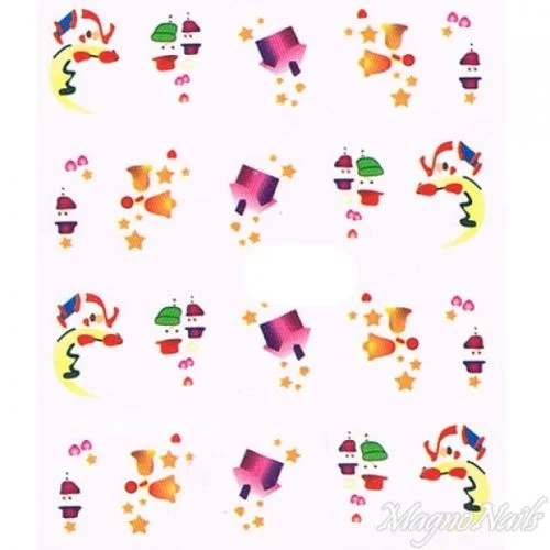 2D Nail Art One Stoke Sticker