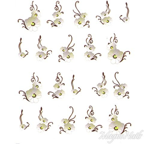 2D Nail Art One Stoke Sticker