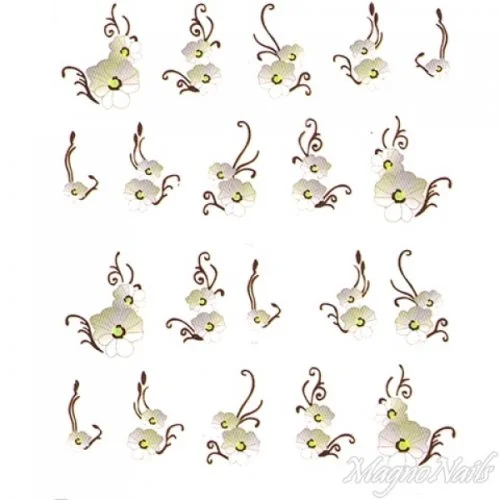 2D Nail Art One Stoke Sticker