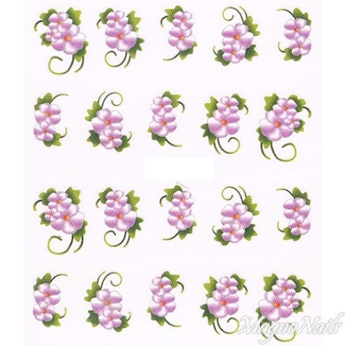 2D Nail Art One Stoke Sticker