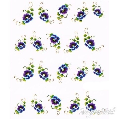 2D Nail Art One Stoke Sticker