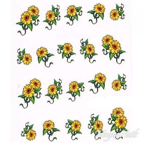 2D Nail Art One Stoke Sticker