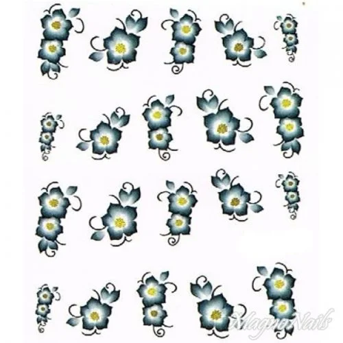 2D Nail Art One Stoke Sticker