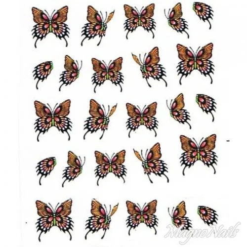 2D Nail Art One Stoke Sticker