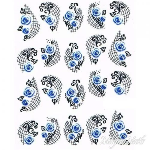 2D Nail Art One Stoke Sticker