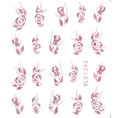 2D Nail Art One Stoke Sticker