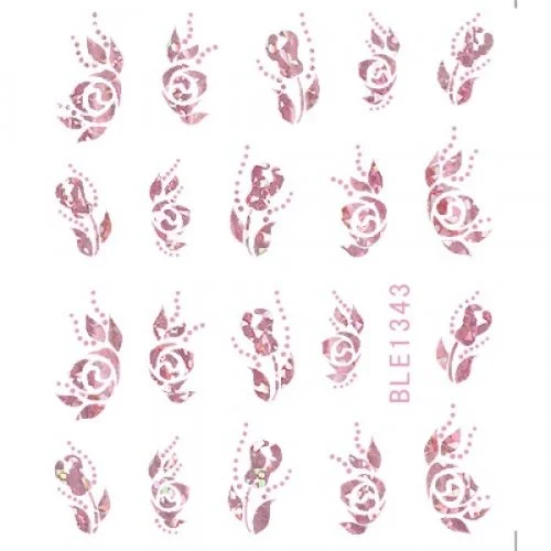 2D Nail Art One Stoke Sticker